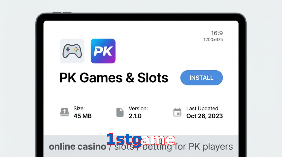 Game list for 1Stgame gameapk section